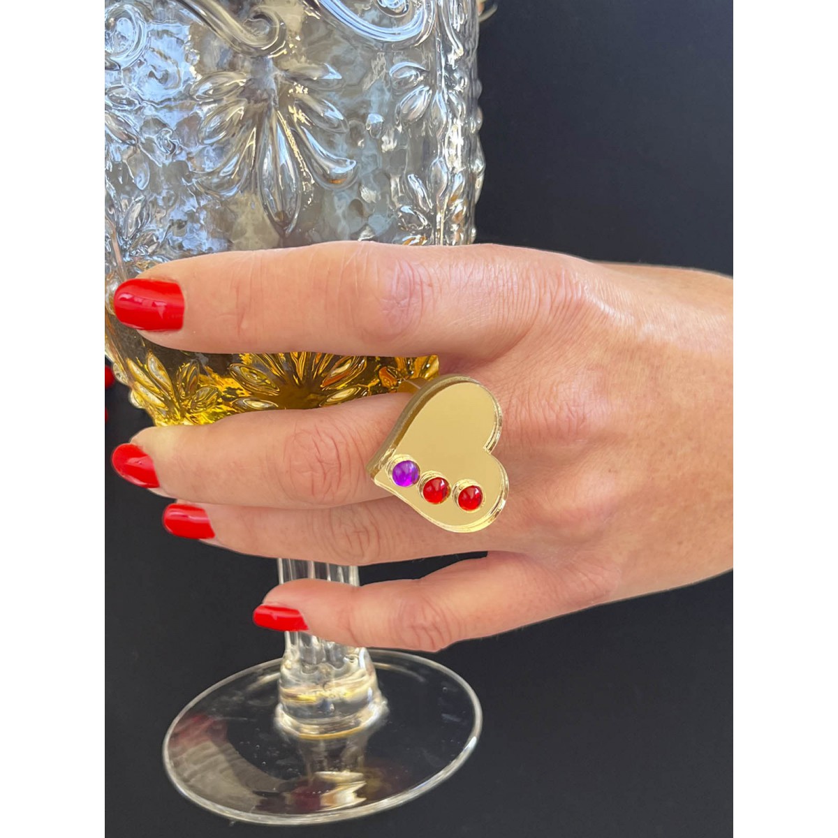 CORAZONADA ORO ANILLO